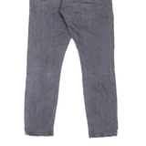 LEVI'S 501S Jeans BIG E Distressed Womens Grey Skinny Straight W27 L28