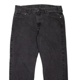 LEVI'S 505 Jeans Mens Grey Regular Straight W36 L30