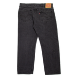 LEVI'S 505 Jeans Mens Grey Regular Straight W36 L30