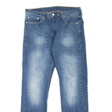 LEVI'S 513 Jeans Mens Blue Slim Straight Stone Wash W32 L30