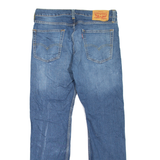 LEVI'S 513 Jeans Mens Blue Slim Straight Stone Wash W32 L30