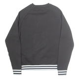ADIDAS ORIGINALS Womens Sweatshirt Black Crew Neck UK 6