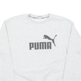 PUMA Mens Sweatshirt Grey Crew Neck S