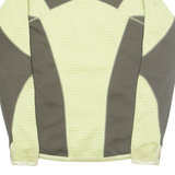 NIKE Womens Sweatshirt Green 1/4 Zip S