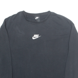NIKE Mens Sweatshirt Black Crew Neck L