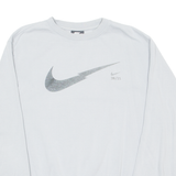 NIKE Womens Sweatshirt Grey Crew Neck M