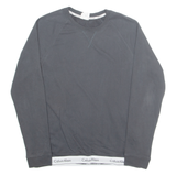 CALVIN KLEIN Lightweight Mens Sweatshirt Grey Crew Neck M