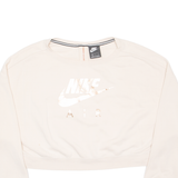 NIKE Cropped Womens Sweatshirt Pink L