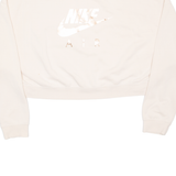 NIKE Cropped Womens Sweatshirt Pink L