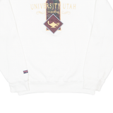 JANSPORT University Utah Nursing Mens Sweatshirt White 90s USA M