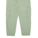 LEVI'S Cargo Womens Trousers Green Regular Tapered W30 L25