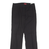 HUGO Hemi Womens Trousers Black Slim Straight Wool W32 L33