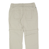 SALEWA Outdoor 2 in 1 Womens Trousers Beige Slim Straight W34 L30