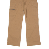 BELTUS Cargo Womens Trousers Brown Regular Straight W28 L29