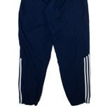 ADIDAS Mens Track Pants Blue Tapered M W27 L30
