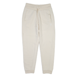 ADIDAS ORIGINALS Womens Joggers Cream Tapered UK 8 W28 L26