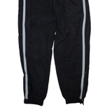 EAGLE Mens Track Pants Black 90s Tapered XL W36 L31