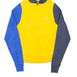 CHAMPION REVERSE WEAVE Mens Yellow Hoodie S