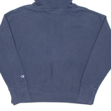 CHAMPION REVERSE WEAVE Michigan Womens Blue Hoodie USA M