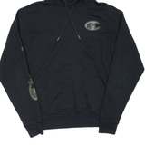 CHAMPION Mens Black Hoodie M