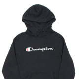 CHAMPION Mens Black Hoodie M
