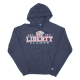 CHAMPION Mens Blue Hoodie USA M