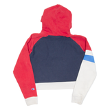 CHAMPION REVERSE WEAVE Cropped Womens Red Hoodie L