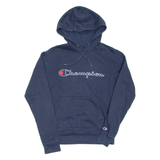 CHAMPION Mens Blue Hoodie S