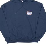 CHAMPION Mens Blue Hoodie USA L