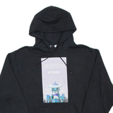 CHAMPION Mens Black Hoodie L