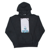 CHAMPION Mens Black Hoodie L
