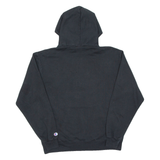 CHAMPION Mens Black Hoodie L