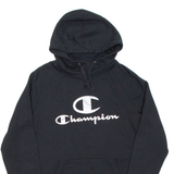 CHAMPION Womens Black Hoodie S