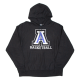 CHAMPION REVERSE WEAVE Mens Black Hoodie USA L