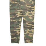 BERSHKA Camo Womens Trousers Grey Slim Skinny W26 L25