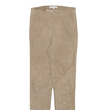 YOUNG POETS SOCIETY Womens Leather Trousers Beige Slim Skinny W24 L28