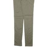 LEVI'S 721 High Rise Big E Womens Trousers Green Slim Skinny W24 L30