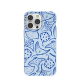 Powder Blue Stingray Fever iPhone 14 Pro Max Case