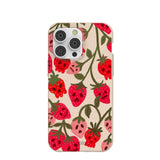 Seashell Strawboories iPhone 14 Pro Max Case