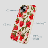 Seashell Strawboories iPhone 15 Plus Case