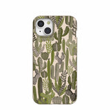 Seashell Succulent Cacti iPhone 15 Plus Case