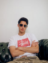 Berlin Metal Frame Rectangle Sunglasses