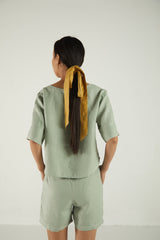 Sunkissed Saltwater Shorts in Light Olive