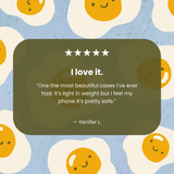 Powder Blue Sunny Side Up iPhone 6/6s/7/8/SE Case