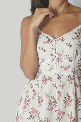 Sunset Scenes Strappy Midi Dress