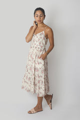 Sunset Scenes Strappy Midi Dress