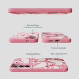 Bubblegum Pink Swan Garden Samsung Galaxy S25+(Plus) Case