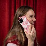 Bubblegum Pink Swan Garden iPhone 15 Pro Case