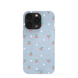 Powder Blue Sweet Cherries iPhone 13 Pro Case