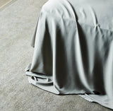 Sage | Signature Sateen Flat Sheet Made With 100% Organic Bamboo #Color_sage